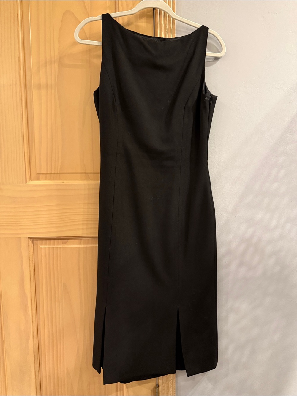 Zara Woman Black Sleeveless Sheath Midi Dress Size US 8